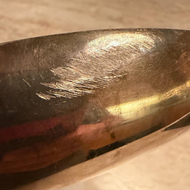 Christofle Gallia Lino Sabatini Silver-Plated Leaf-Shaped Dish Mid-Century Modern For Sale - Image 12 of 16