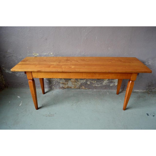 Wood Large Farm Table, 1890s For Sale - Image 7 of 18