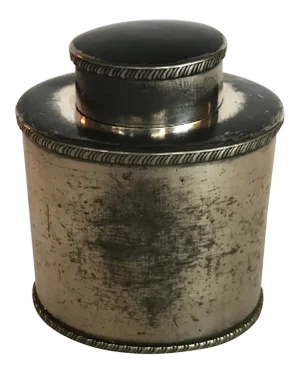 Mid 19th Century Silver Plate Tea Caddy Container