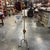 A beautiful Mid 20th Century hand forged wrought-iron floor candlestick from Spain. This lovely floor candleholder seems...