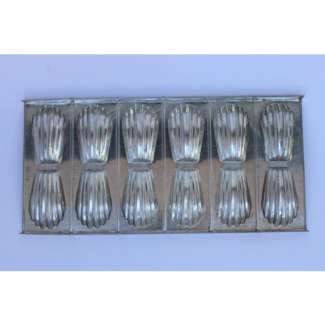 French Country Vintage French Madeleine Baking Tin For Sale - Image 3 of 6