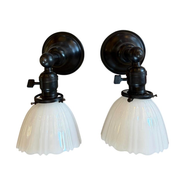 Antique Pair of Sheffield Style Clam Shell Wall Sconces For Sale In Los Angeles - Image 6 of 10