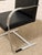 Mid 20th Century Styled After Mies Van Der Rohe Flat Bar Brno Chair in Black Leather & Chrome For Sale - Image 12 of 12
