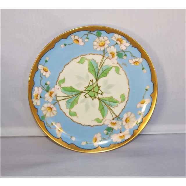 1900 - 1909 1900s j.h. Stouffer for Haviland France Art Deco Plate For Sale - Image 5 of 5