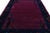 1920s Antique Chinese Art Deco Rug Vibrant Plum & Navy Wool 9x12 For Sale - Image 5 of 11