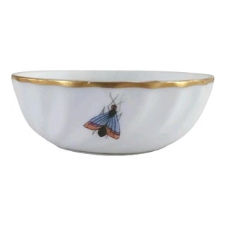 1950s Herend Rothschild Bird Porcelain Salt Cellar - Discontinued For Sale