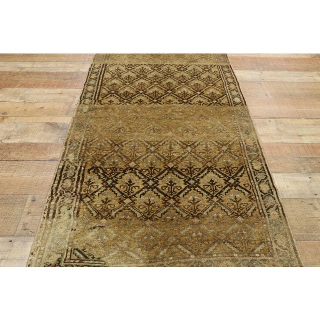 Brown Vintage Turkish Oushak Rug with Modern Style - 02'06 x 04'10 For Sale - Image 8 of 12