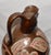 Sienna Large Vintage 1997 Folk Art Pottery Chulucanas Peru Round Woman Terracotta Handmade Vessel by Flavio Sosa For Sale - Image 8 of 11