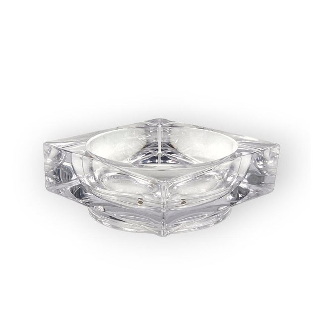 Molded Crystal Ashtray friom Sevres France, 1970s For Sale - Image 4 of 18