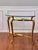 Traditional 1970s Regency Demilune Solid Brass and Glass Console Table For Sale - Image 3 of 15