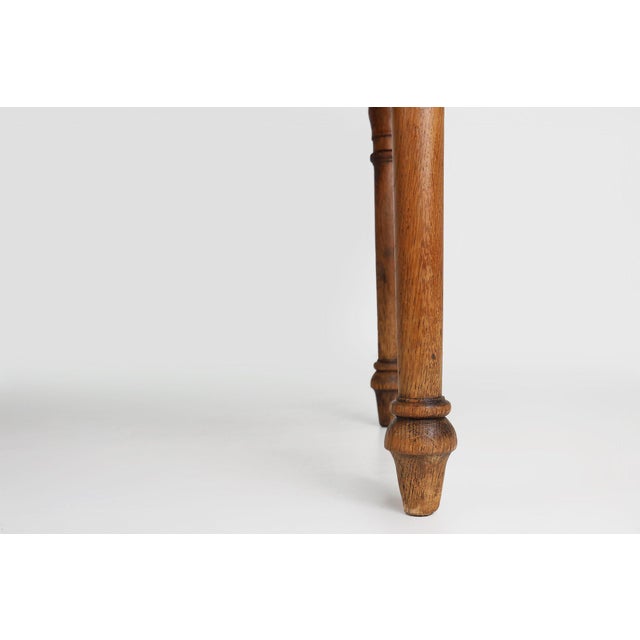 Rustic Farmhouse Table in Oak, France, 1850s For Sale - Image 9 of 12