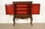 1920s Berkey & Gay Style Antique Chippendale Carved Walnut and Burl Wood Bookcase or Bar Cabinet, Circa 1920s For Sale - Image 5 of 18
