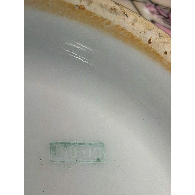 Vintage Chinese Famille Rose Medallion Porcelain Punch Bowl 10" Chinoiserie For Sale - Image 13 of 14