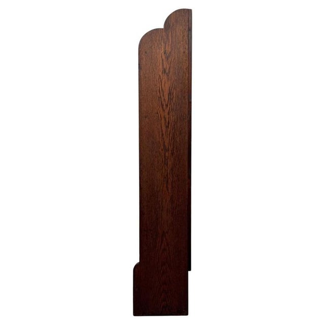 2000 - 2009 Early 20th Century Antique English Oak Open Bookcase For Sale - Image 5 of 10