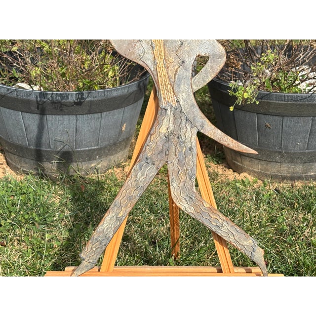 20th Century Artisan Steel Figure of a Gentleman For Sale - Image 9 of 9