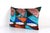 Multicolor Ikat Velvet Pillow Cover – Geometric Design Uzbek Cushion 16'' X 24'' -Luxurious cushion cover of handloomed...