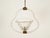 Murano Glass and Brass Flower Pendant Light from Barovier, Italy, 1940s For Sale - Image 6 of 11