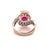 Traditional Natural Ruby Diamond Ring 14k Gold 6.32 TCW GIA Certified For Sale - Image 3 of 13