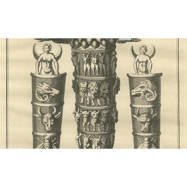 Bernard de Montfaucon, Diana of the Ephesians, 1721, Engraving on Paper For Sale - Image 6 of 9