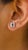 This is part of Chairish’s Fine Jewelry assortment. Dainty Diamond Sapphire Stud Earrings in 18K Gold to make a statement...