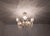 Glass Rare 1970s Brass & Glass Rod Chandelier | 5-Light Vintage Fixture | Restored Mid Century Lighting For Sale - Image 7 of 14