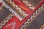 Textile 1970s Rustic Southwestern Striped Cicim Square Hand Knotted Natural Kilim Rug For Sale - Image 7 of 10