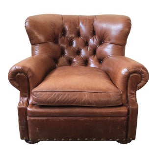 Ralph Lauren Home Writer's Chair and Ottoman For Sale