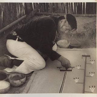 Navajo Sand Painter 1957 Photograph For Sale