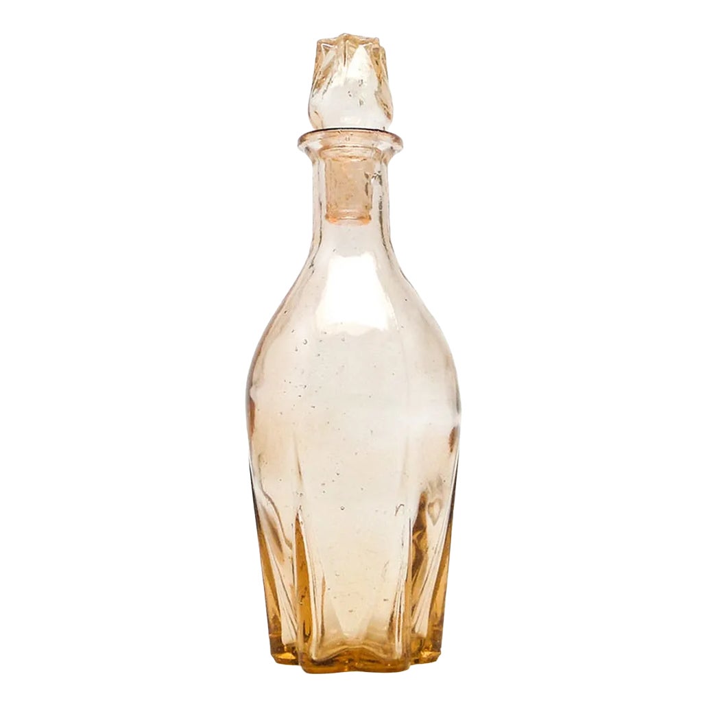 Art Deco Carafe from Zawiercie Glassworks, Poland, 1930s Chairish