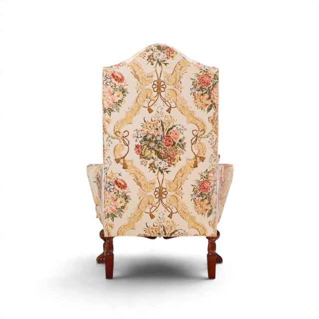 Baker Stately Homes Collection Mahogany Winged Throne Chairs - Pair For Sale - Image 9 of 13