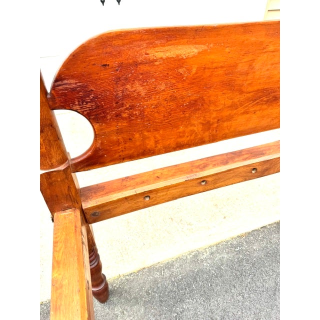 Wood Antique American Early 19th Century Canopy Bed For Sale - Image 7 of 9