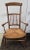 Pair 19th Century French Provincial Beechwood and Fruitwood & Rush Seat High-Back Armchairs For Sale - Image 10 of 12