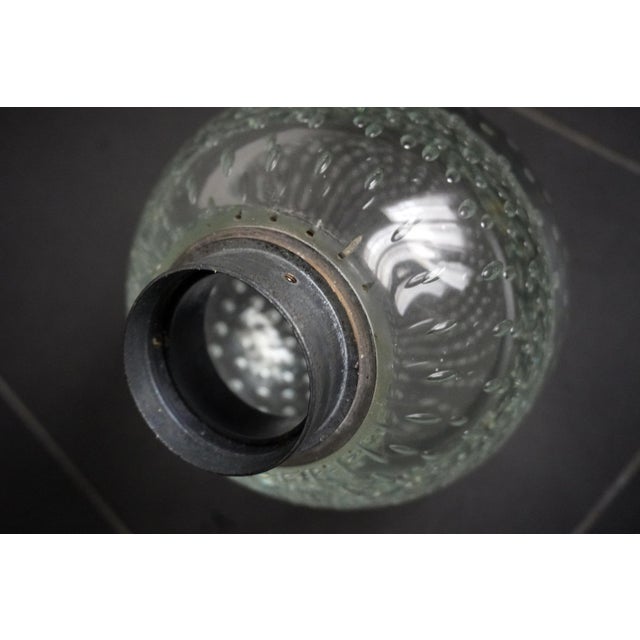 Silver Ceiling Lamp in in Murano Glass and Steel by Gino Sarfatti and Archimede Seguso, 1960 For Sale - Image 8 of 12