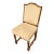 Louis XIII Brown & Beige Chair For Sale - Image 6 of 6