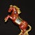 Metal Late 19th Century Cloisonné Enamel Horse Statue, Gilt Bronze Figure, 3kg For Sale - Image 7 of 9