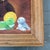 Folk Art 1970’s Original Folk Art Cute Plush Animals Still Life Painting For Sale - Image 3 of 4