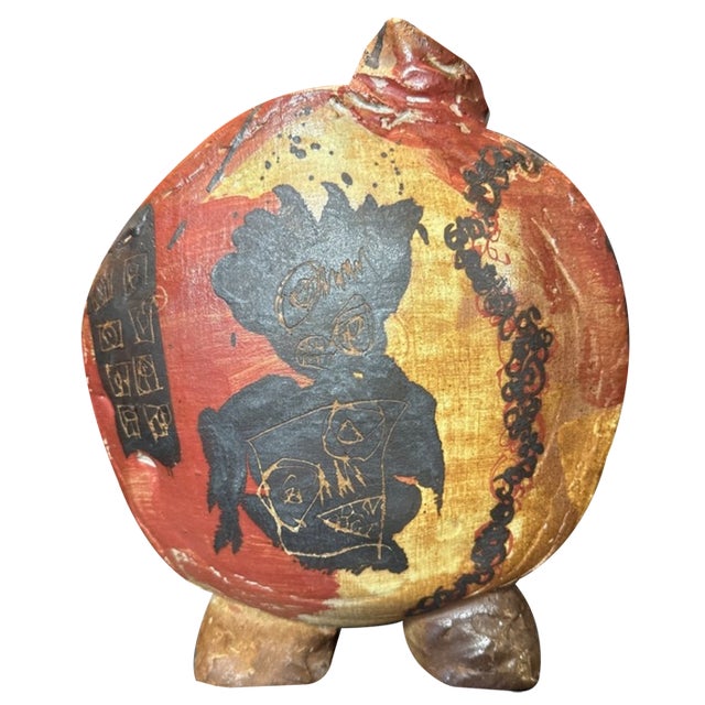 Ceramic Gourd Vase by Fred Garcia for La Borne, 1990s For Sale