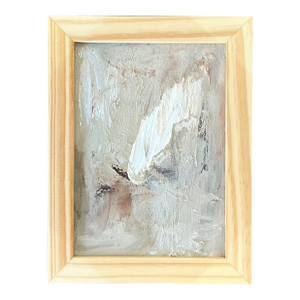 Vintage Original Abstract Painting on Board