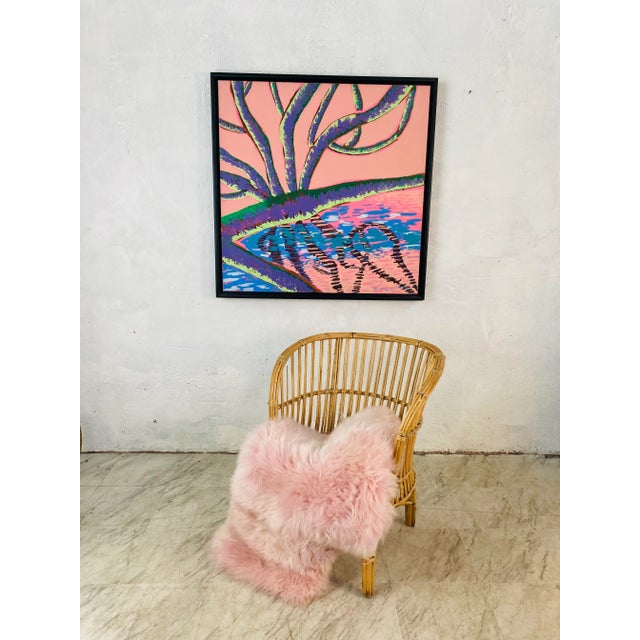 Large Abstract Oil on Canvas For Sale - Image 12 of 13