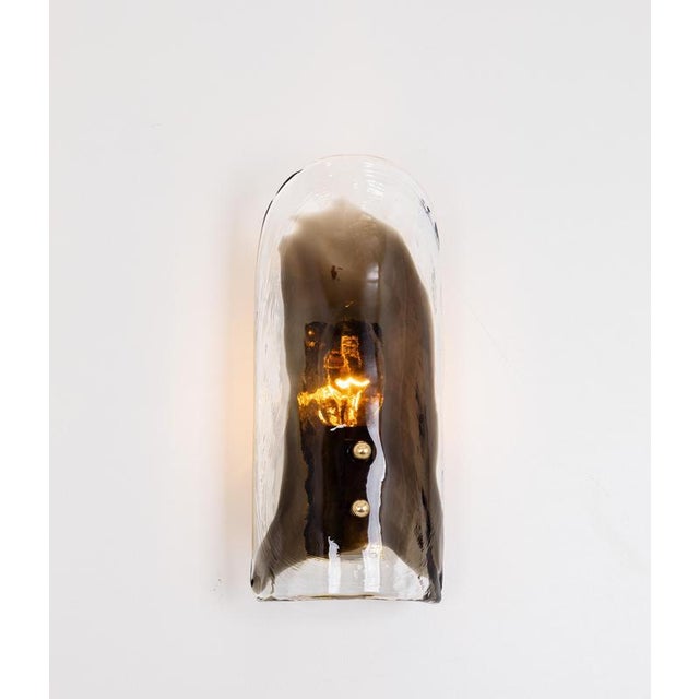 Large Murano Glass and Brass Wall Light from Kalmar, Austria, 1960s For Sale - Image 11 of 13