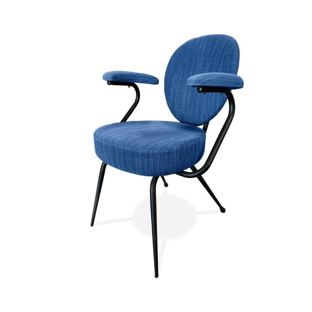Mid-Century Modern Vintage Italian Mid Century Modern Armchair C1950s For Sale - Image 3 of 4