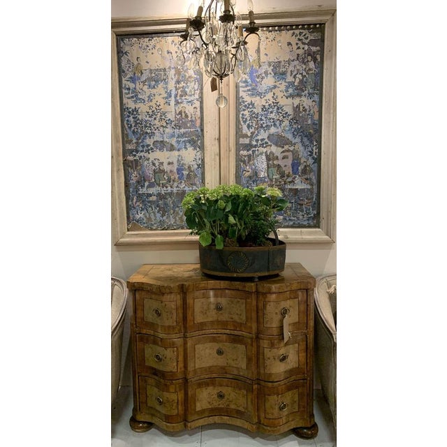 Framed Chinoiserie Wallpaper Panels, 1900s, Set of 2 For Sale - Image 4 of 14