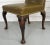 Green Antique 18th Century George II Leather Upholstered Mahogany Back Stool Side Chair Circa 1760 For Sale - Image 8 of 12
