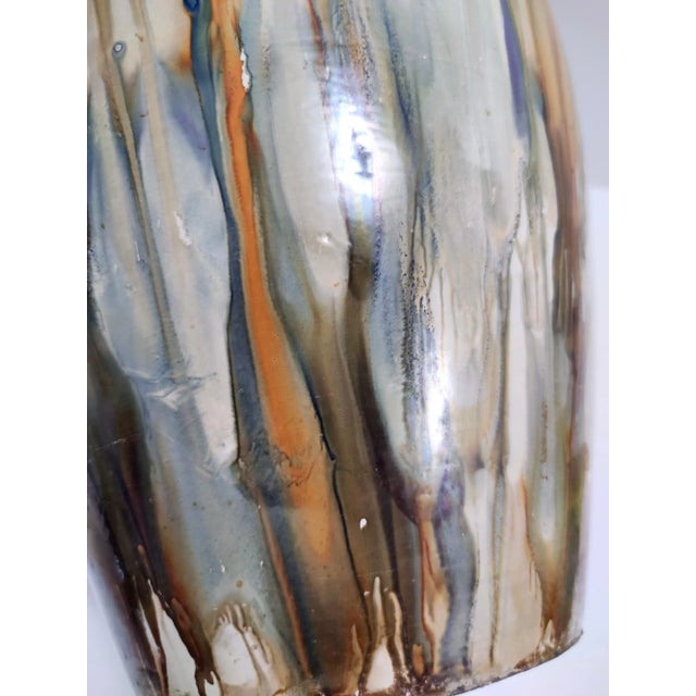 Vintage Lacquered Earthenware Vase by Pasquinucci, 1940s For Sale - Image 12 of 15