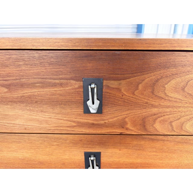1960s Mid Century Walnut Chest of Drawers by John Keal for Brown Saltman For Sale - Image 9 of 13