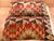 These two pillows are custom-made from 19th Century Navajo wool blankets. The textile is handwoven into a design of...