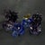 1990s Pair of Vintage Chinese Purple Glass / Liuli Kirin Sculptures - Feng Shui Wealth Guardians For Sale - Image 5 of 9