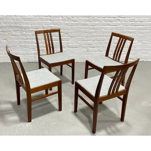 Mid-Century Modern Mid Century Modern Dining Chairs, Made in Denmark, Set of 4 For Sale - Image 3 of 12