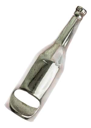 Vintage Silver-Plated Bottle Opener, 1970s
