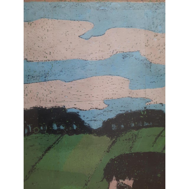 Domenico Cantatore, Accanto a te, Polymaterial Silkscreen, 1950s For Sale - Image 16 of 18